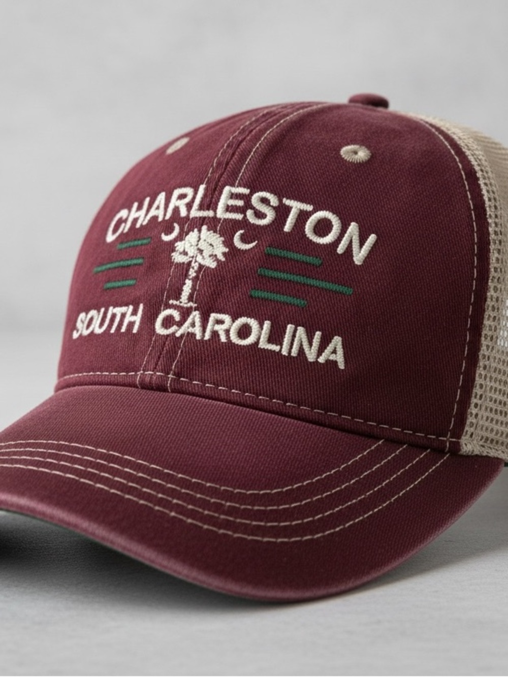 Charleston South Carolina SnapBack Adjustable Unisex Trucker Cap Jacobson Hat
